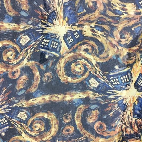 Ladies Dr Who Kimono Open Front A1 25 - Picture 6 of 8